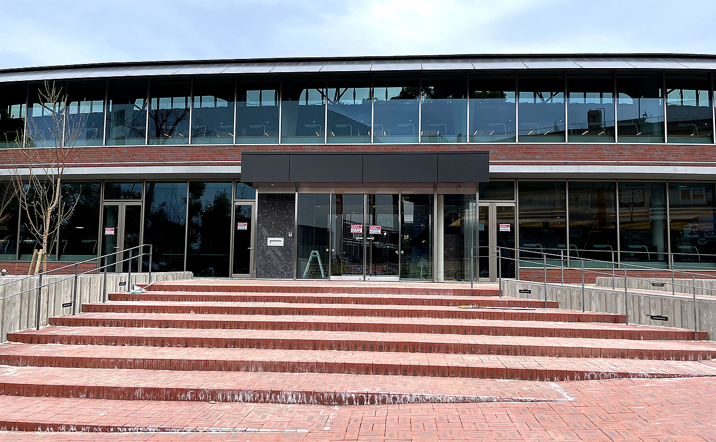 多摩市立中央図書館建設中(2023.3.05)