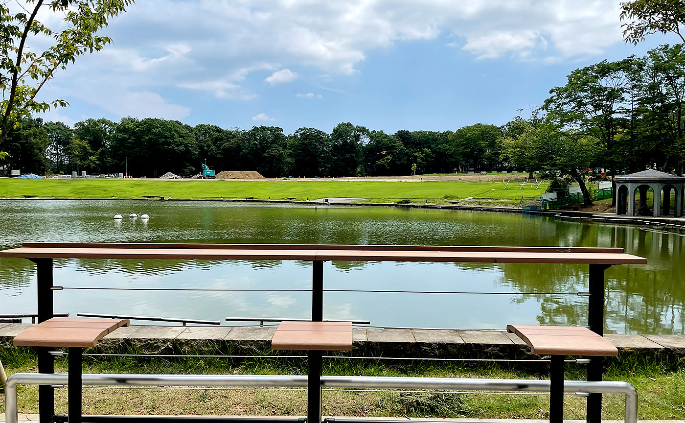 今の多摩中央公園(2024年8月)