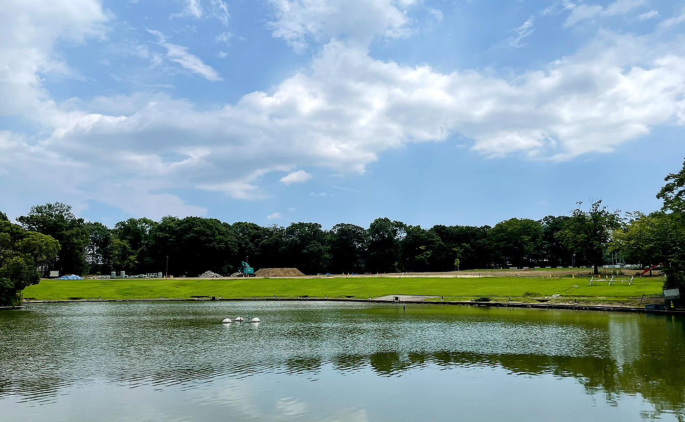 今の多摩中央公園(2024年8月)