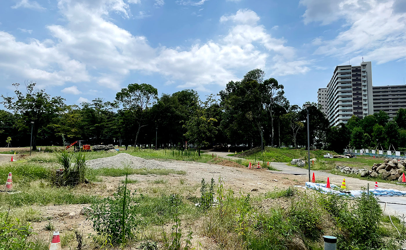 今の多摩中央公園(2024年8月)