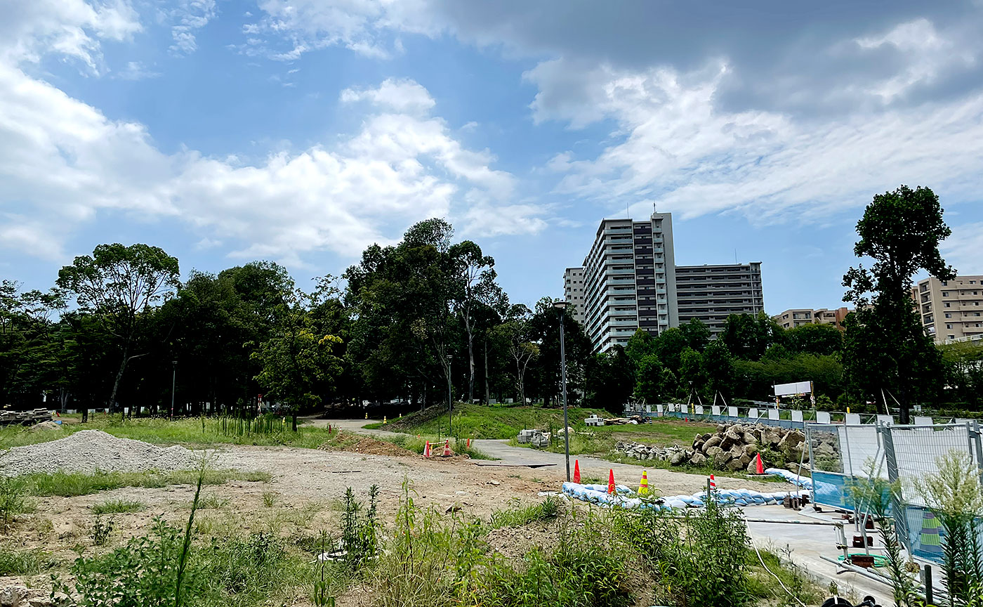 今の多摩中央公園(2024年8月)