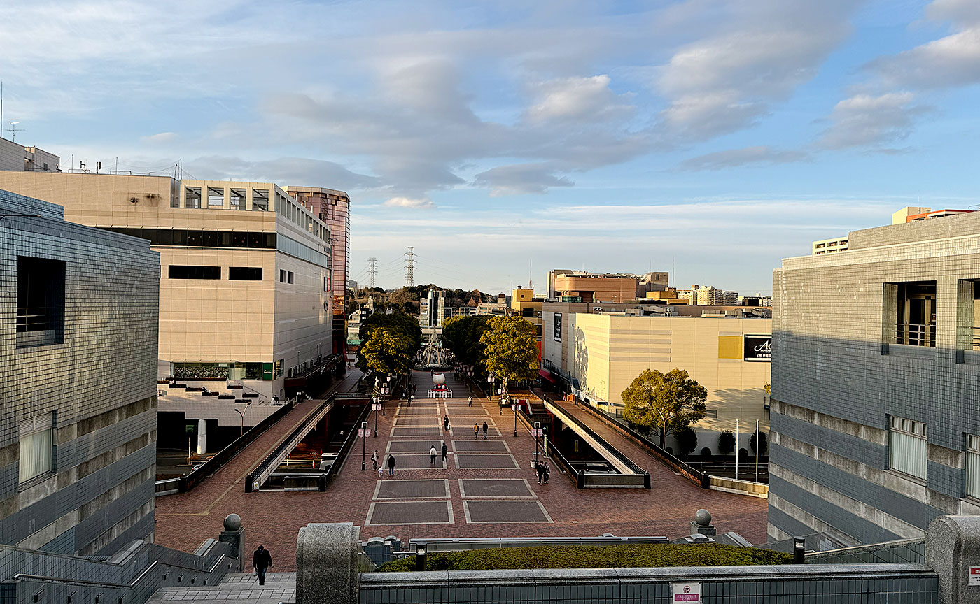 2025年大晦日の多摩ニュータウン