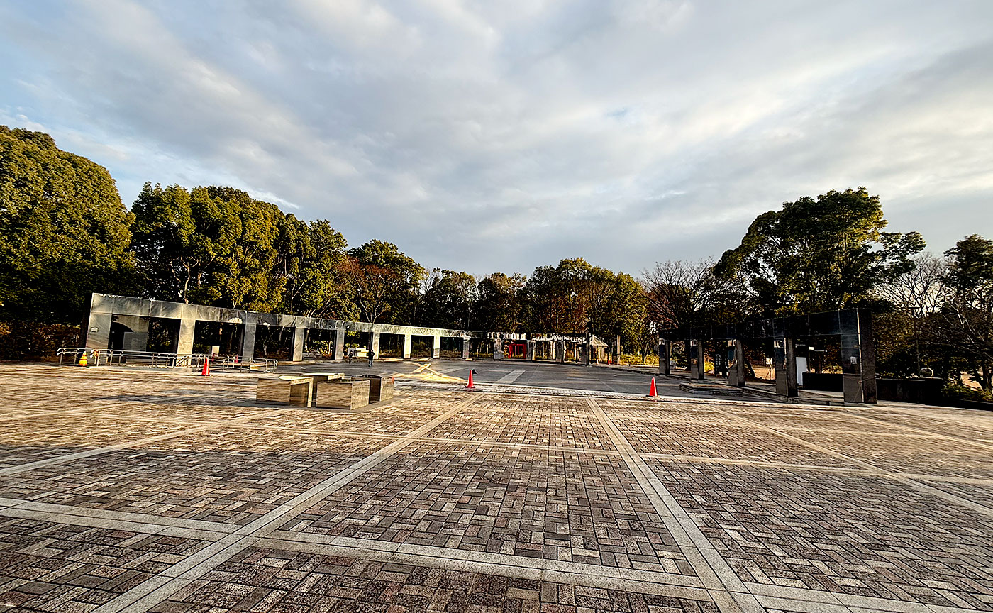 2025年大晦日の多摩ニュータウン