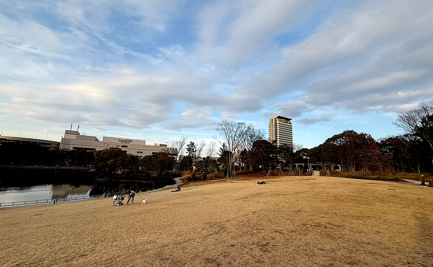 2025年大晦日の多摩ニュータウン