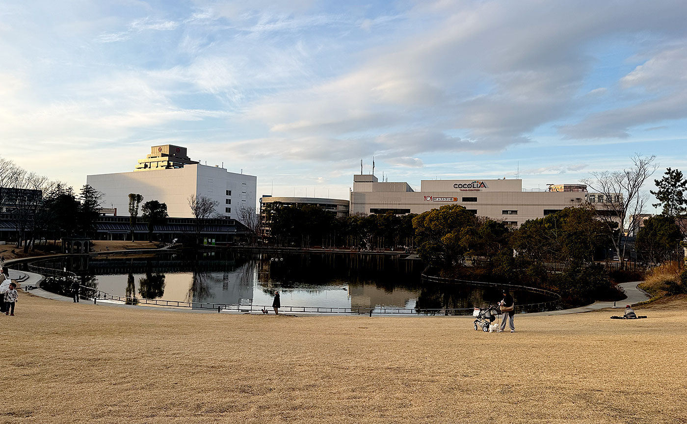 2025年大晦日の多摩ニュータウン