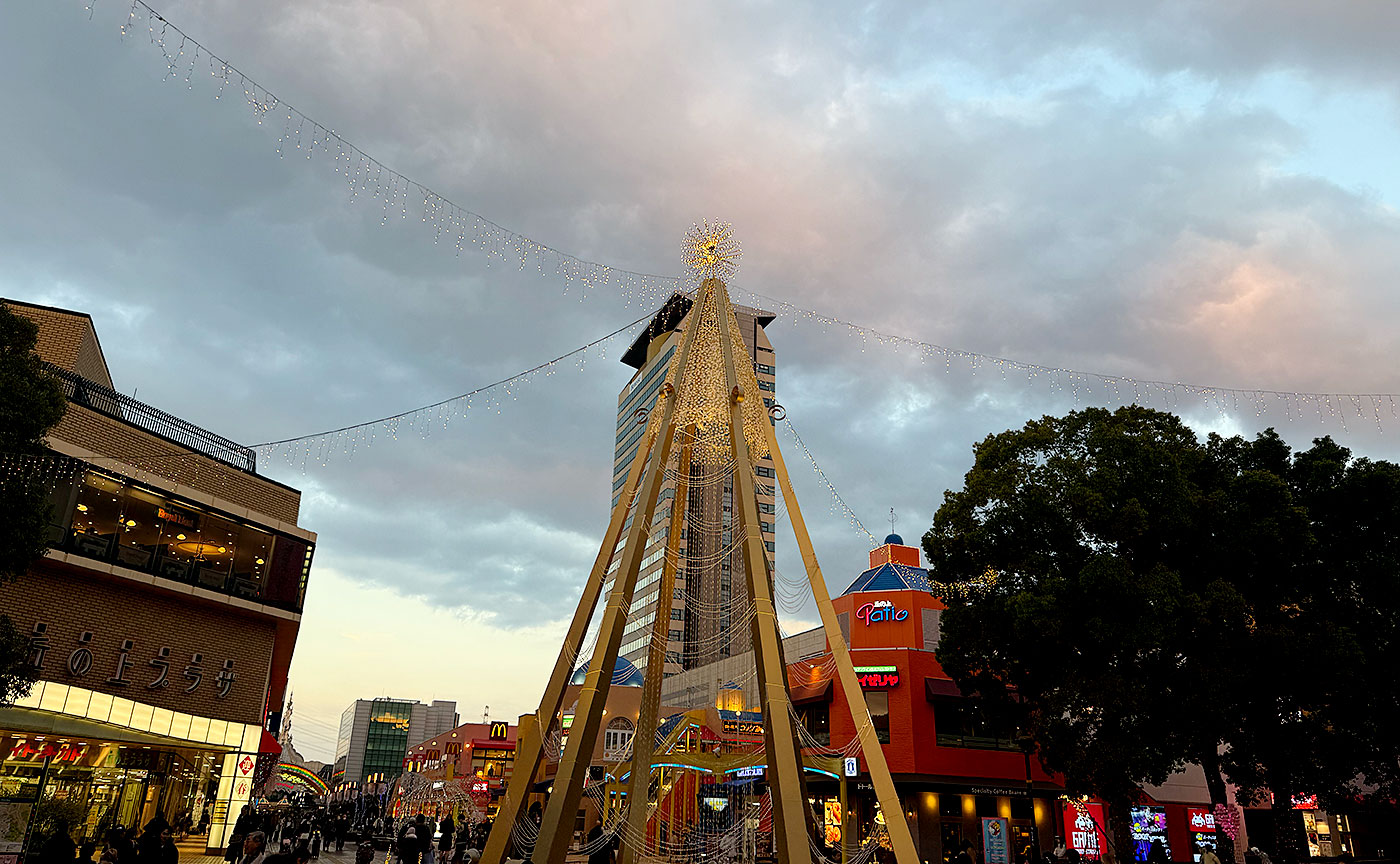 2025年大晦日の多摩ニュータウン