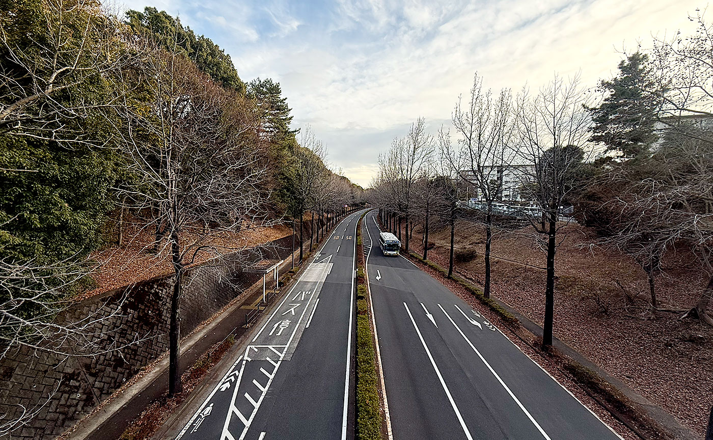 2025年大晦日の多摩ニュータウン